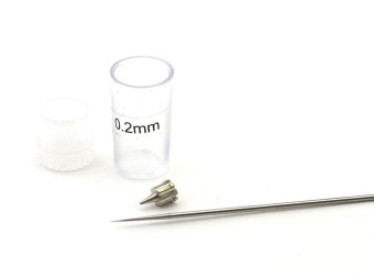 JAS 5542 Набор для аэрографа, 0,2 мм (игла высокопрочная, сопло)