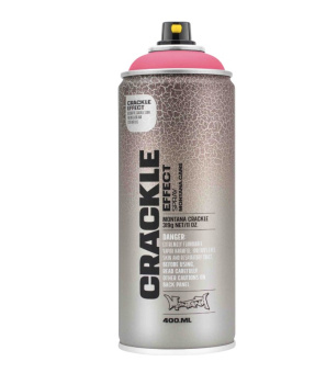 Аэрозольная краска Montana CRACKLE Begonia Pink/ кракелюр-эффект розовый, 400 мл