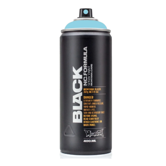 Аэрозольная краска Montana BLACK True Cyan 50%/ истинный голубой полутон, 400 мл