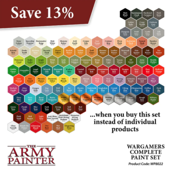 Набор красок Army Painter – Warpaints Complete Paint Set