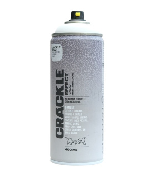 Аэрозольная краска Montana CRACKLE Pure White/ кракелюр-эффект белый, 400 мл