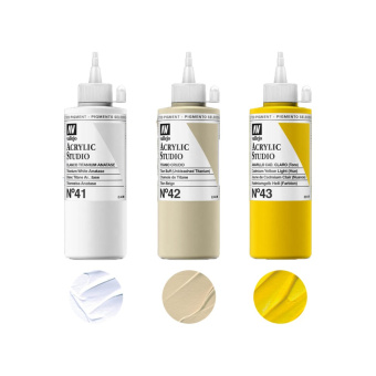 Набор красок Vallejo Acrylic Studio №15 Combination, 3 шт.