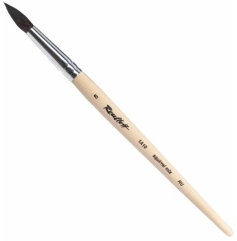 Кисть Roubloff серии 1A10 №8, белка микс, круглая, короткая ручка