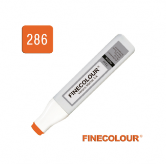 Заправка Finecolour Refill Ink 286 флуоресцентный оранжевый FYR286