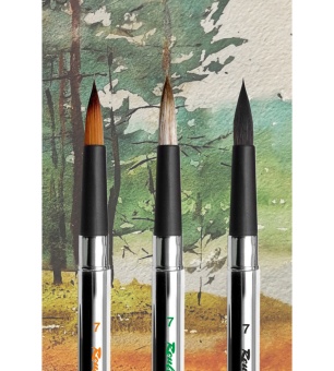 Набор кистей Roubloff Travel Set A03 дорожный (3 шт.)
