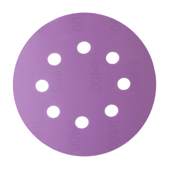 HANKO Диск шлифовальный PP627 Purple Paper 125 мм 8 отв. Р240