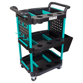 HANKO SP-2025-1102 Тележка детейлера с контейнером и 18 ячейками для бутылок