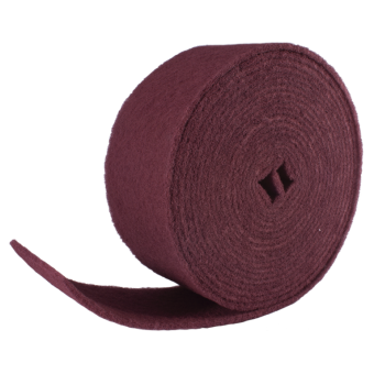 HANKO Шлифовальный войлок в рулоне Tex 115 мм x 10 м, Very Fine (P320-400), бордовый