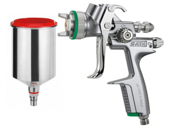 Краскопульт SATAjet 1000 B HVLP, верхний алюминиевый бачок 0,75 л