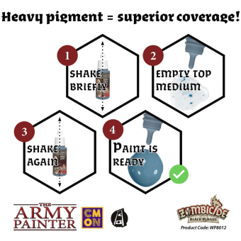 Набор красок Army Painter –  Zombicide Black Plague Paint Set