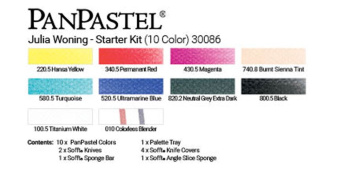 Набор PanPastel Julia Woning Starter Kit – Джулия Вонинг Стартовый (10 цветов)