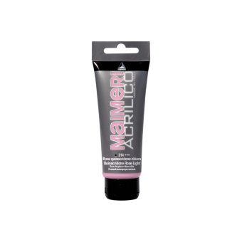 Краска акриловая Maimeri Acrilico Quinacridone Rose Light (Розовый квинакридон светлый), 75 мл