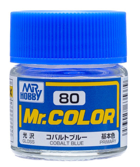 Mr. Hobby Краска 10 мл C80 COBALT BLUE