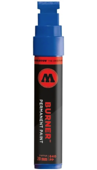 Маркер Molotow 640PP 20 мм burner blue (обоженный синий)