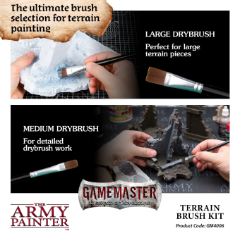 Набор кистей Army Painter – GameMaster Terrain Brush Kit