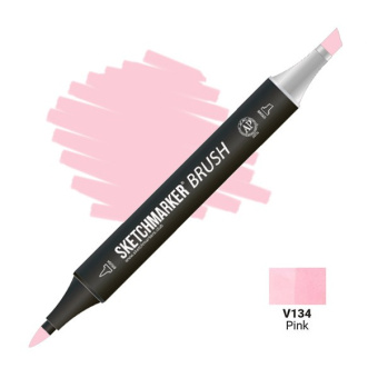Маркер SKETCHMARKER Brush V134 Pink