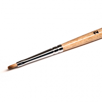 Кисть Roubloff серии 1T24 №2 синтетика, имитация мангуста, плоская