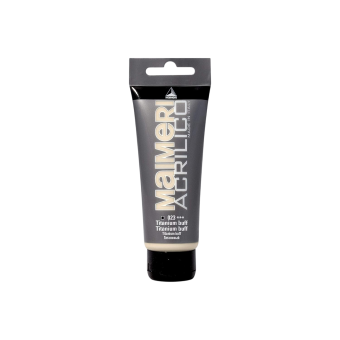Краска акриловая Maimeri Acrilico Titanium buff (Титановый), 75 мл