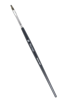 Кисть Альбатрос серии Мастер, из волоса белки, плоская №4, короткая ручка