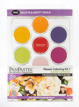 Набор PanPastel Susan's Garden Flower Coloring Kit No. 1 (10 цветов)
