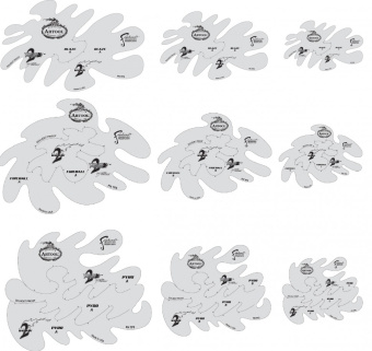 Трафарет Artool TRUE FIRE 2 (FH TF 2)