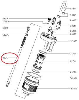 SATA 82917 Шланг подачи воздуха для респираторов