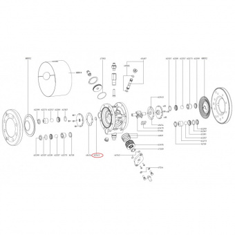 SATA 62943 Кольцо 14 x 2 мм для Vario Top Spray насоса