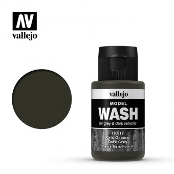 76517 Тонировки Vallejo Model Wash Dark Grey (Серая Темная)