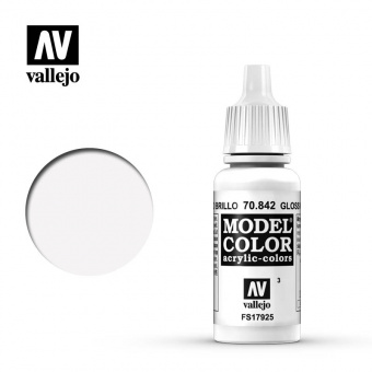 003. 70842 Краска Vallejo Model Color Gloss White (Белый глянец)