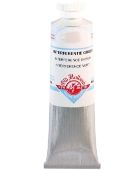 Краска акриловая Old Holland 820 Интерференционный зеленый, 60 мл
