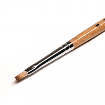Кисть Roubloff серии 1T24 №4 синтетика, имитация мангуста, плоская