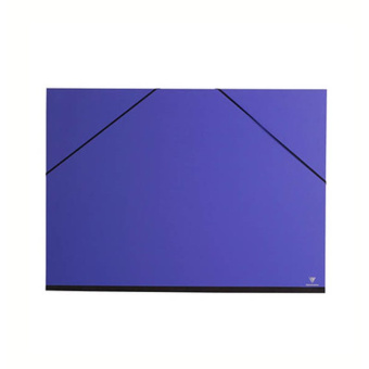 Clairefontaine Папка для хранения работ 52х72 см, картон, с резинк./ индиго