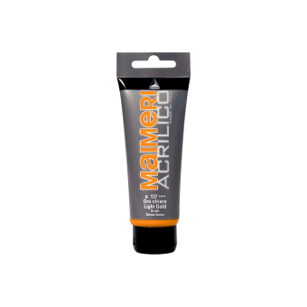 Краска акриловая Maimeri Acrilico Light Gold (Светлое золото(, 200 мл