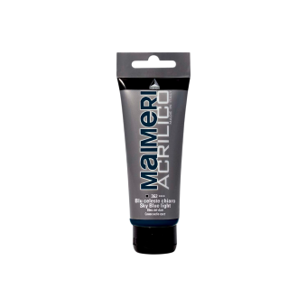 Краска акриловая Maimeri Acrilico Sky Blue Light (Небесно-голубой), 200 мл