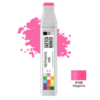 Чернила спиртовые SKETCHMARKER 22 мл цв. V132 Magenta