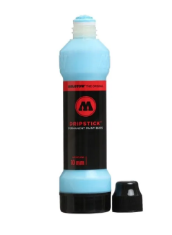 Маркер Molotow Dripstick Permanent Paint 860DS 10 мм shock blue middle (голубой)
