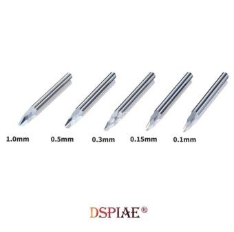 DSPIAE CS-PB01 Набор лезвий 0.1 / 0.15 / 0.3 / 0.05 / 1.0 мм с ножом