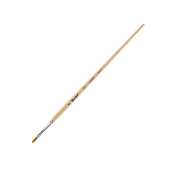 Кисть Roubloff серии 1222 №4, синтетика, плоская, длинная ручка