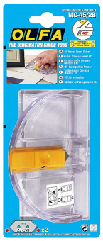 OLFA OL-MC-45/2B Нож-резак для вырезания под углом 45°, 20 мм, с запасным лезвием