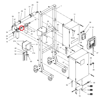 Graco 190451 Переходник с шарнирной гайкой (адаптер) 1/2 NPT(M) x 1/2 NPS(F)