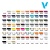 69990 Набор красок Vallejo Mecha Color – Basic Case (80 цв.)
