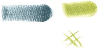 PanPastel Round Angle Slice Sponges Набор круглых спонжей с угловым срезом, 2 шт.