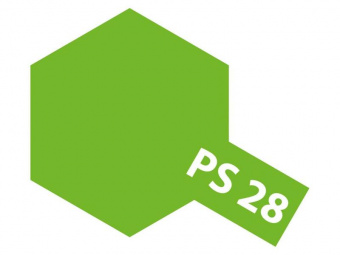 Краска Tamiya PS-28 Fluorescent Green (Флуоресцентный зеленый) 100 мл