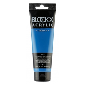 Церулеум, краска акриловая Blockx Artist, 120 мл