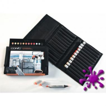 Набор маркеров Copic Classic Architecture Colours (12 шт. в пенале)