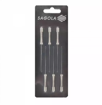 Sagola 40000249 Набор для чистки краскопульта, 6 предметов