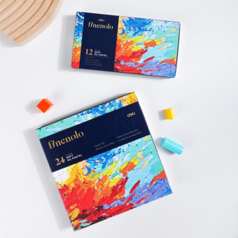 Набор масляной пастели Finenolo 12 цветов в картонной упаковке
