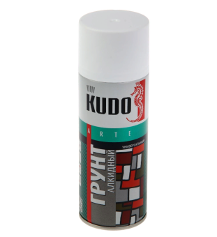 Kudo KU-2004 Грунт алкидный аэрозольный белый 520 мл