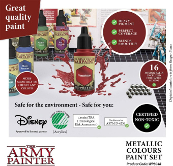 Набор красок Army Painter – Warpaints Metallic Colours Paint Set