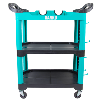 HANKO SP-2025-1106 Тележка полировщика с двумя ячейками под полировальные машинки